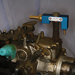 Ford FSD 2.5 CAV fuel system. Example 1 with Blue valve (With height restriction)